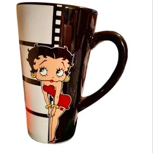 BETTY BOOP Vintage Cinema Reel Ceramic Travel Mug